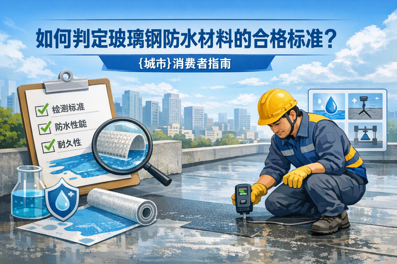 如何判定玻璃钢防水材料的合格标准? 孝感 消费者指南