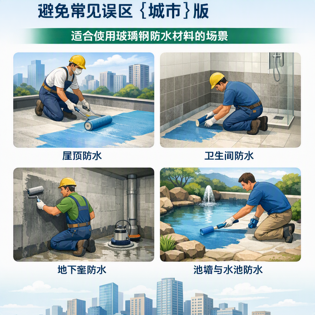 玻璃钢防水材料施工注意事项，避免常见误区 孝感 版