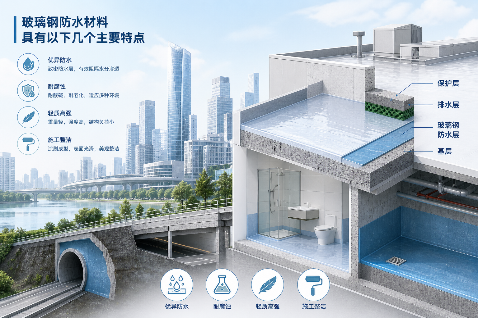 2023年玻璃钢防水材料市场趋势分析,关注 孝感 发展