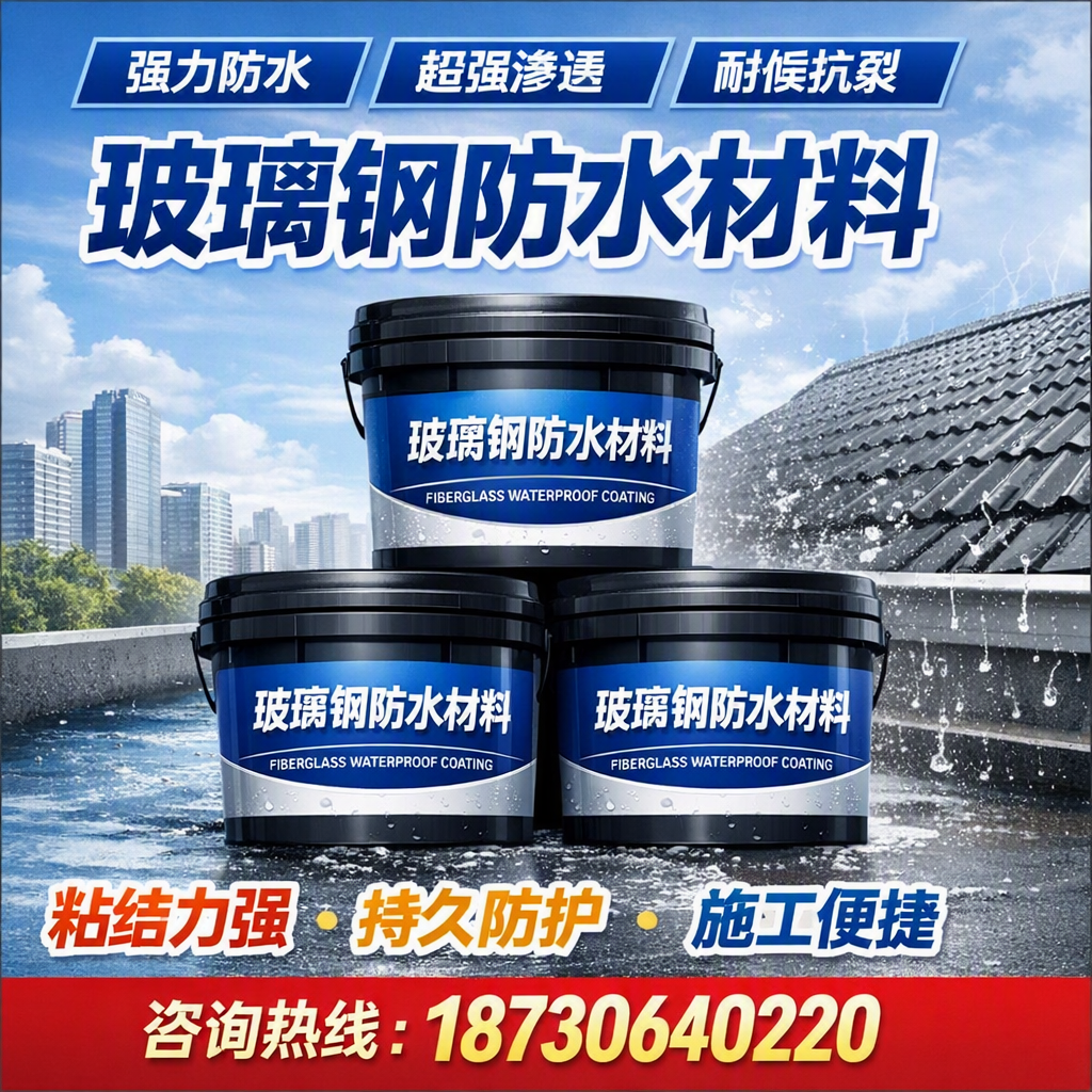 了解玻璃钢防水材料的市场趋势,孝感 企业不可不知